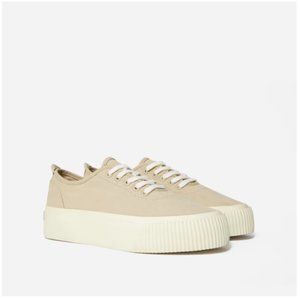 NWOT Everlane Forever Platform Sneaker in Warm Khaki